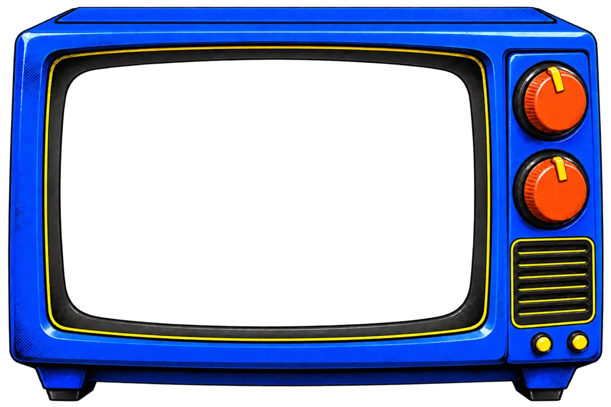 Telewizor odtwarzający film Ride The Future